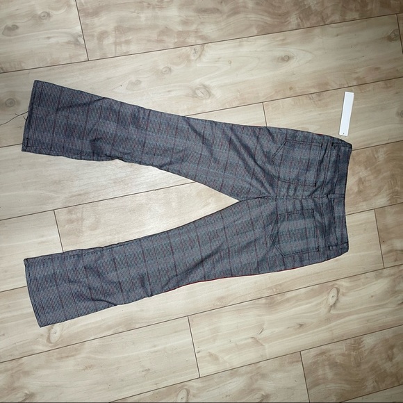 AQUA- Double Side Stripes Plaid Pants Size - Picture 7 of 10